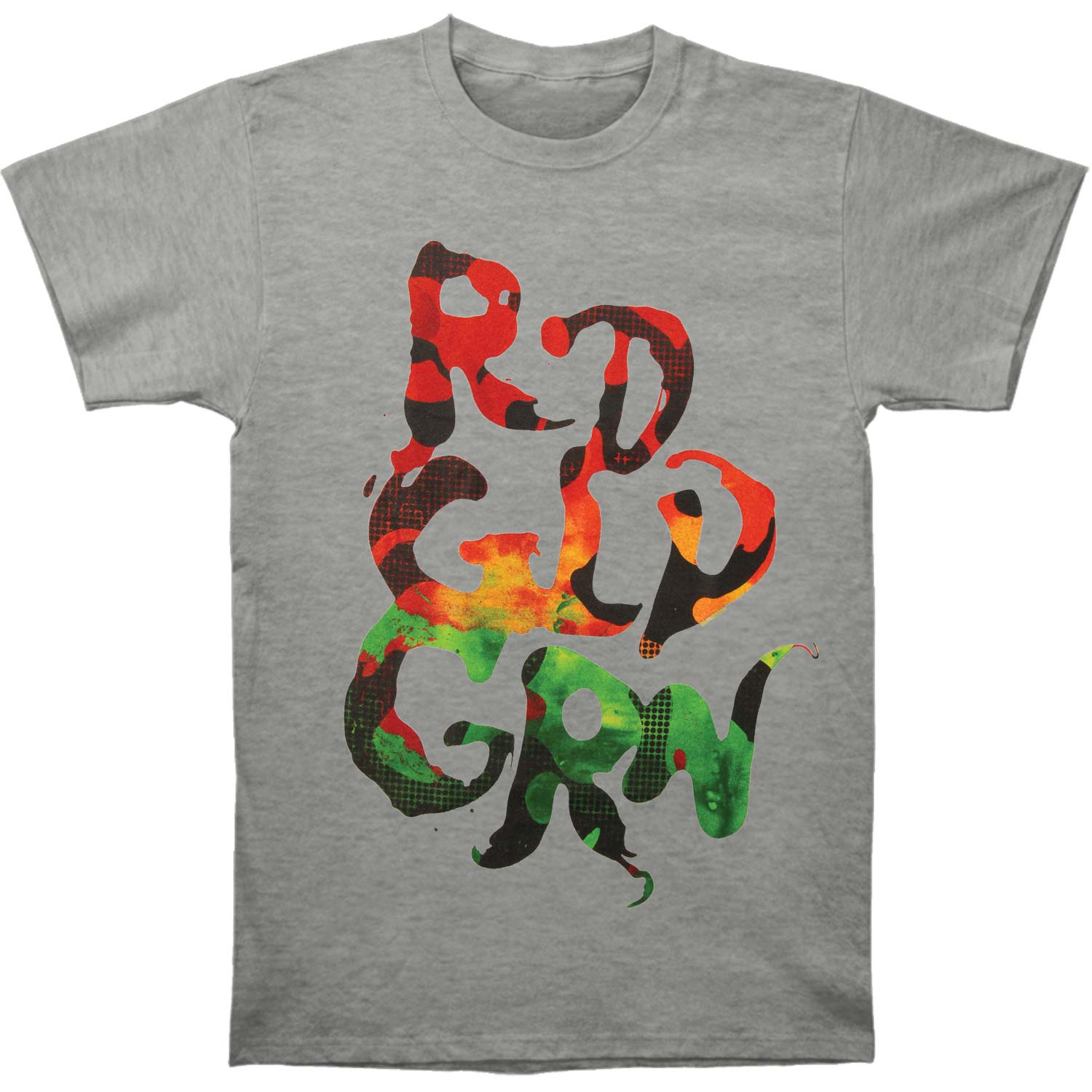 RDGLDGRN Snakelike Color Logo Slim Fit T-shirt Front