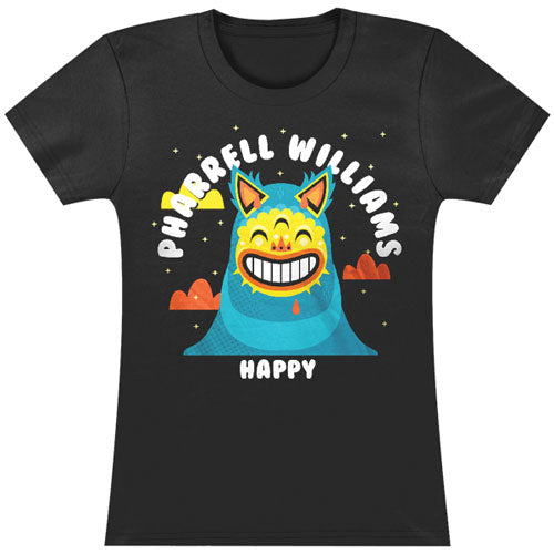 Pharrell Williams Happy Tissue T Tissue Junior Top Front