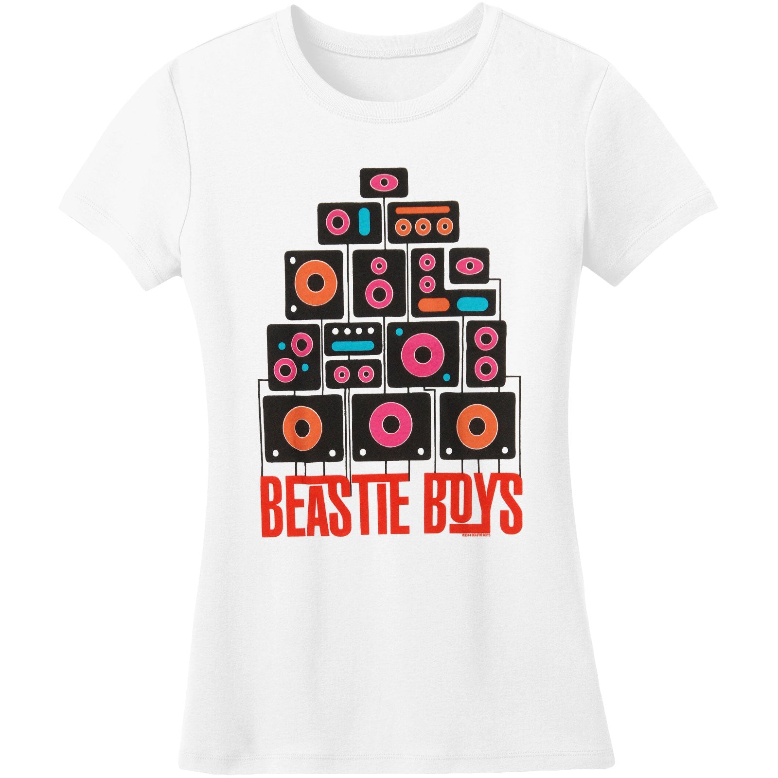 Beastie Boys Boom Boxes Jr T Tissue Junior Top Front