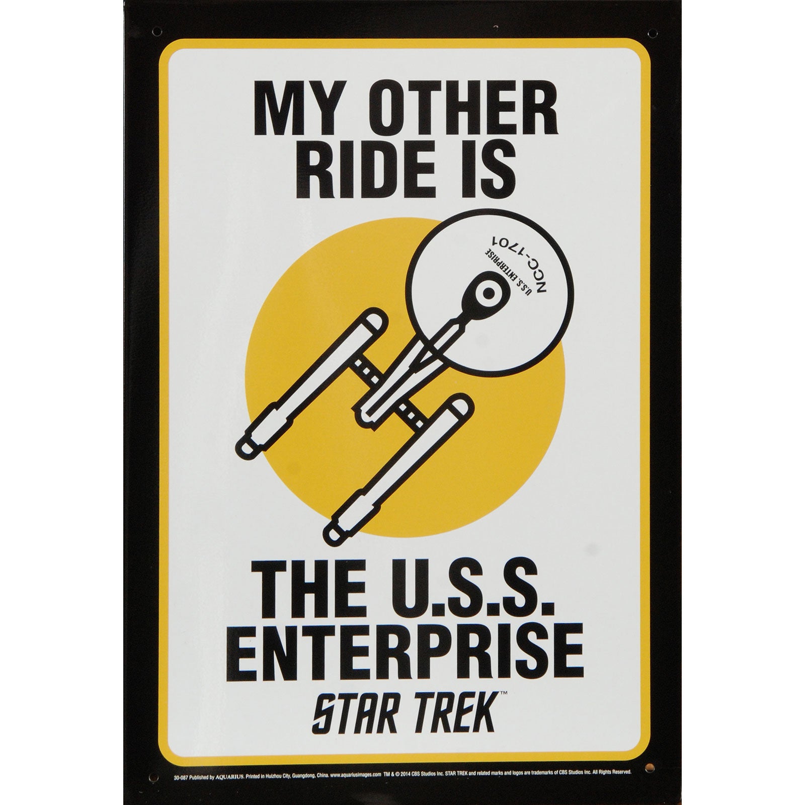 Other Ride Tin Concert Sign