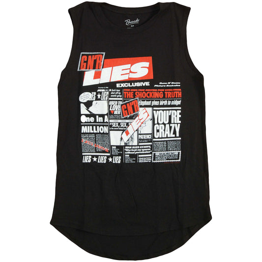 Guns N Roses Lies Cover Womens Tank Front