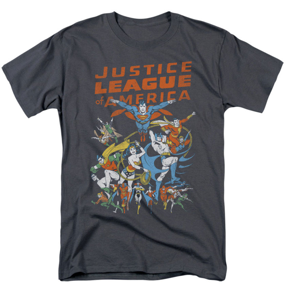 Justice League Of America Big Group T-shirt