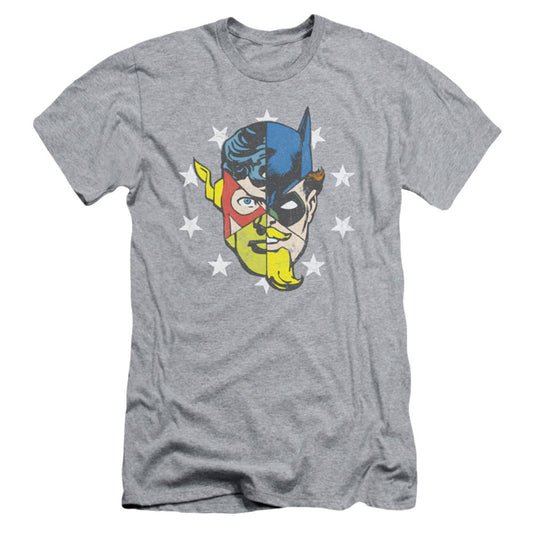 Justice League Of America Face Off Slim Fit T-shirt