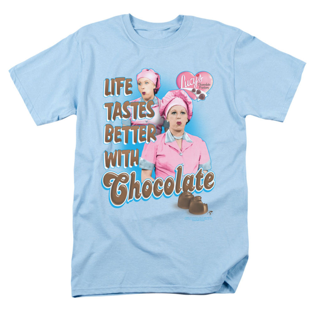 I Love Lucy Better With Chocolate T-shirt