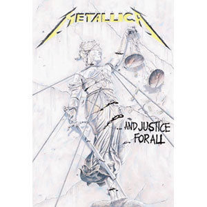 Metallica Justice For All Poster Flag Front