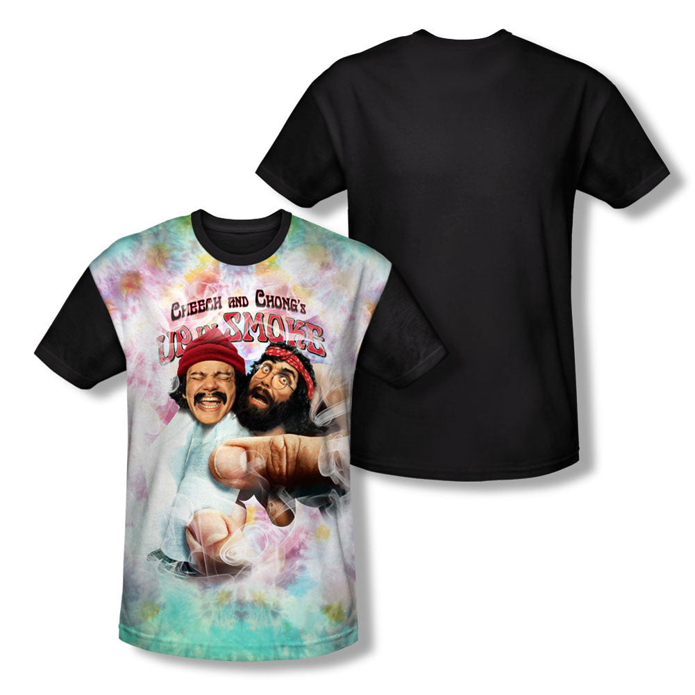 Cheech & Chong Fried Tie Dyed Sublimation T-shirt