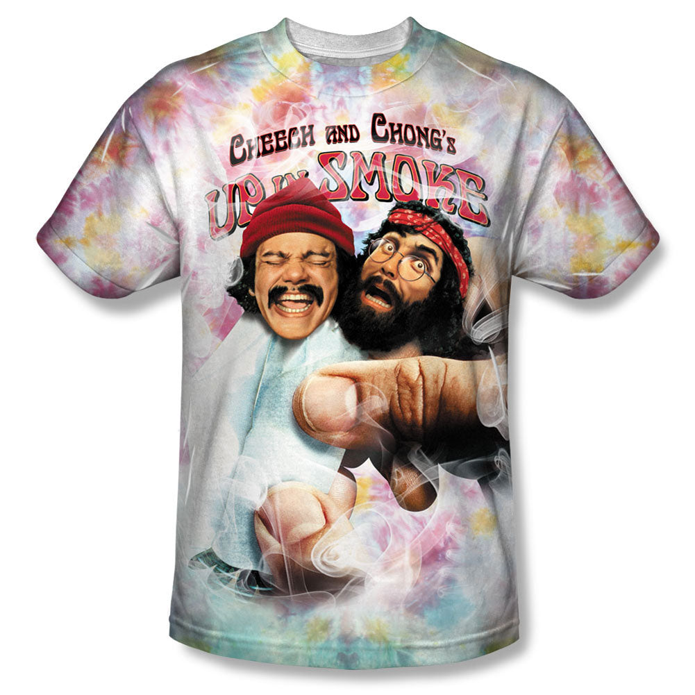 Cheech & Chong Fried Tie Dyed Sublimation T-shirt
