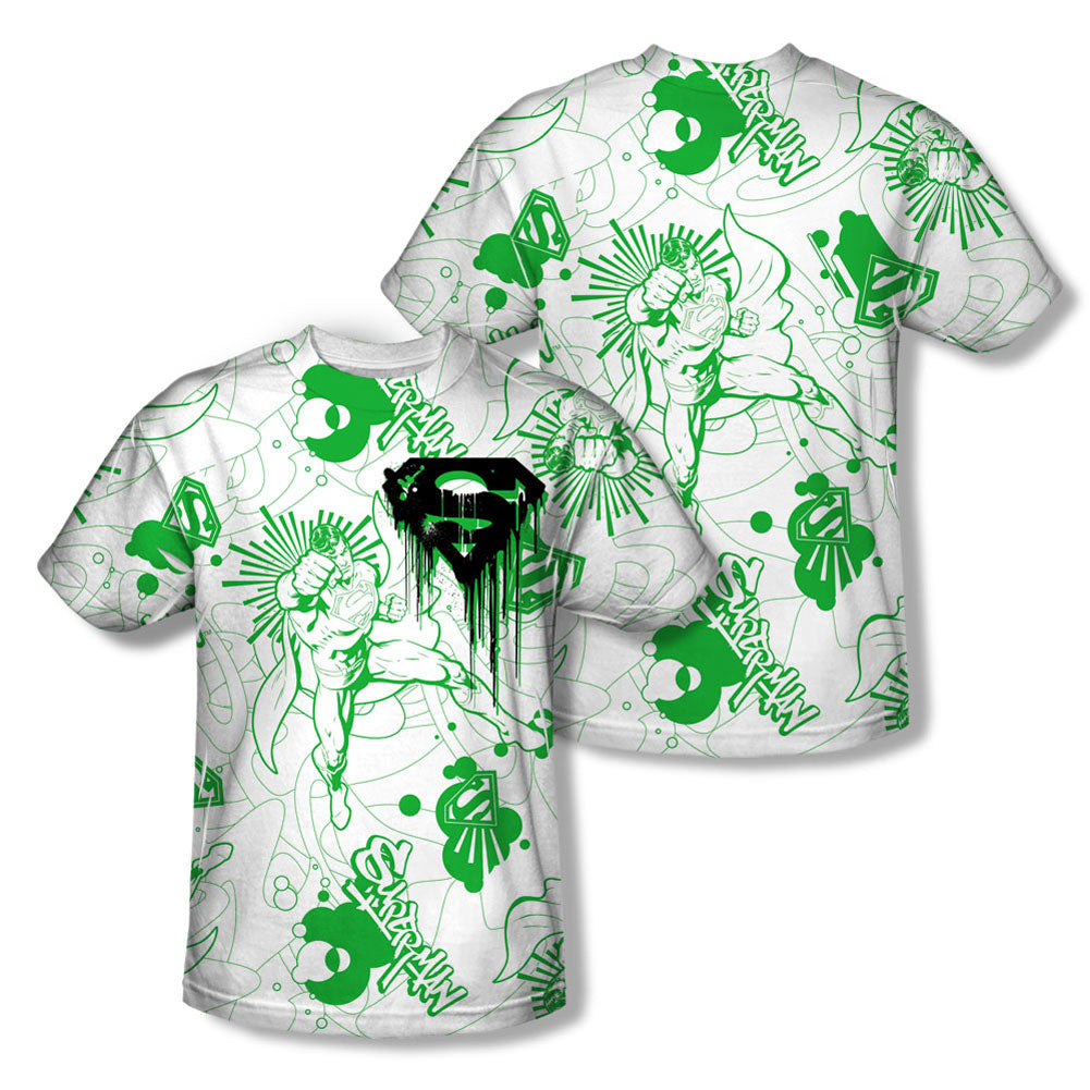 Superman In Your Face Sublimation T-shirt