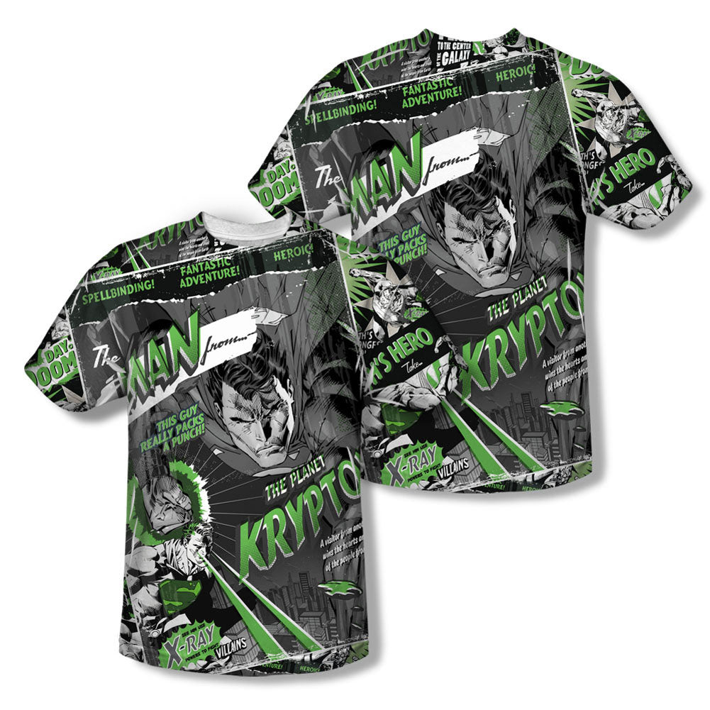 Superman Man From Krypton Sublimation T-shirt