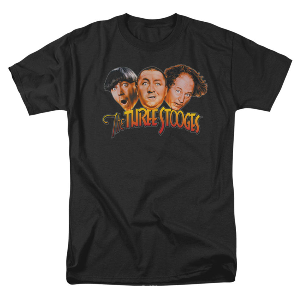 Three Stooges Three Head Logo T-shirt