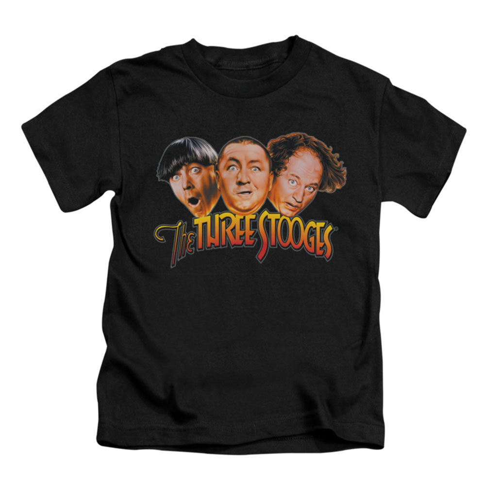 Three Stooges Three Head Logo Childrens T-shirt