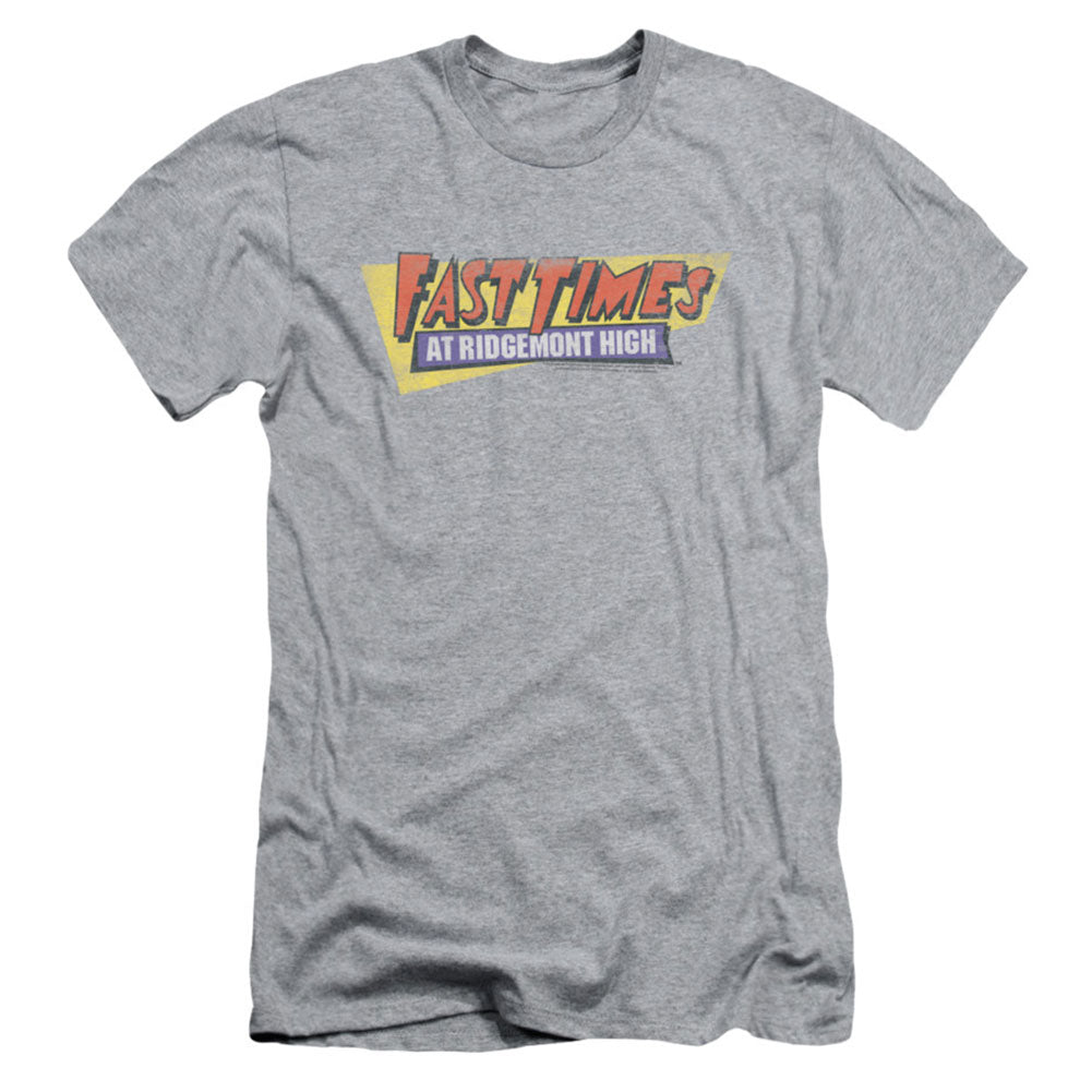 Fast Times At Ridgemont High Distressed Logo Slim Fit T-shirt