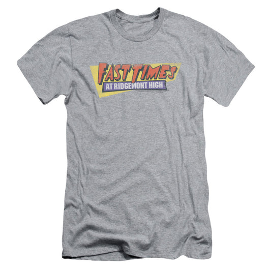 Fast Times At Ridgemont High Distressed Logo Slim Fit T-shirt