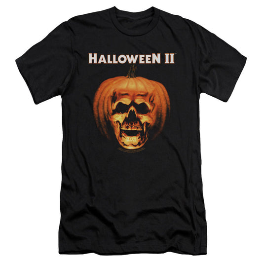 Halloween Pumpkin Shell Slim Fit T-shirt Front