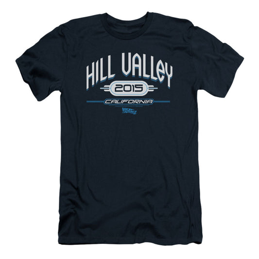 Back To The Future Hill Valley 2015 Slim Fit T-shirt