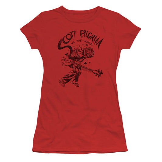 Scott Pilgrim Rockin Cap Sleeve Junior Top