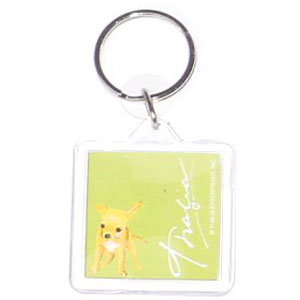 Chihuahua Plastic Key Chain