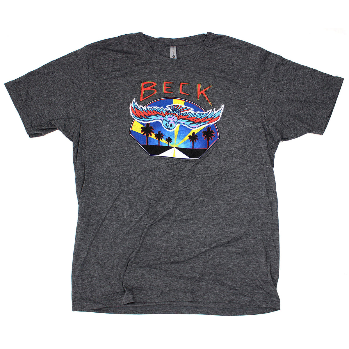 Beck Soaring Owl Mens Soft T Slim Fit T-shirt Front