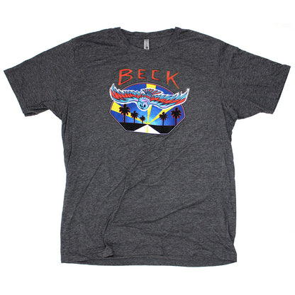 Beck Soaring Owl Mens Soft T Slim Fit T-shirt Front