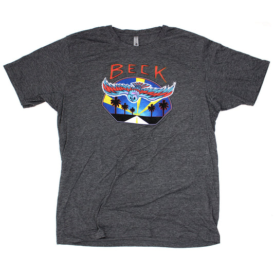 Beck Soaring Owl Mens Soft T Slim Fit T-shirt Front