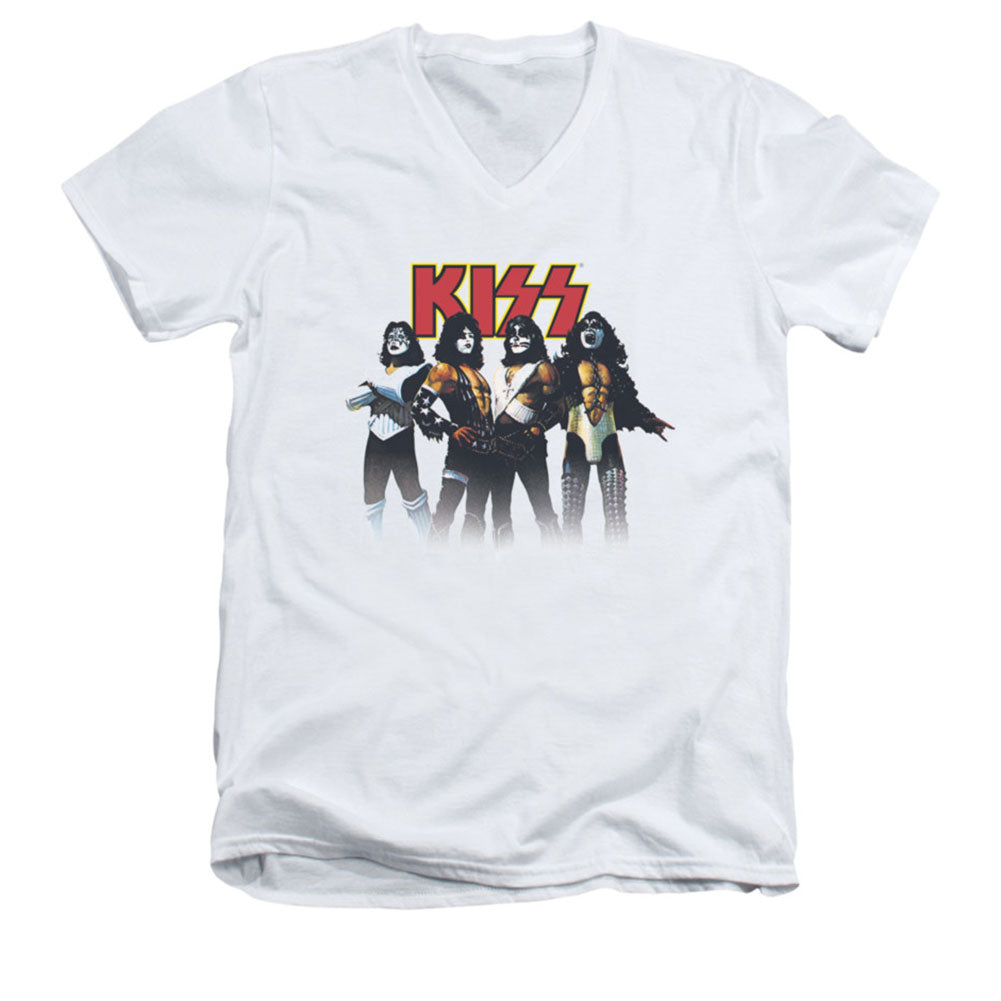 KISS Throwback Pose Slim Fit T-shirt Front