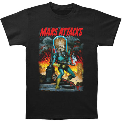 Mars Attacks! City Destruction T-shirt Front
