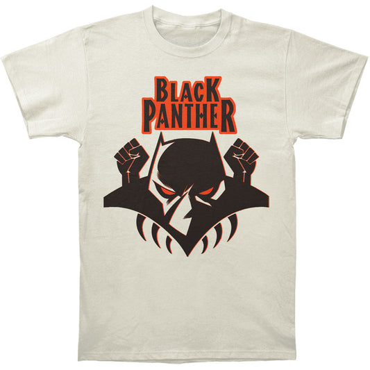 Black Panther Logo Slim Fit T-shirt Front