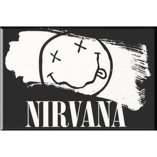 Nirvana Smiley Paint Magnet Front