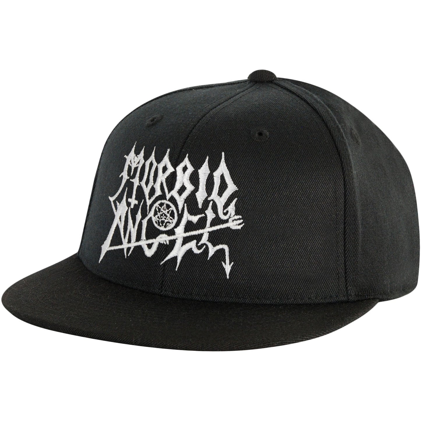 Morbid Angel White Logo Baseball Cap Front