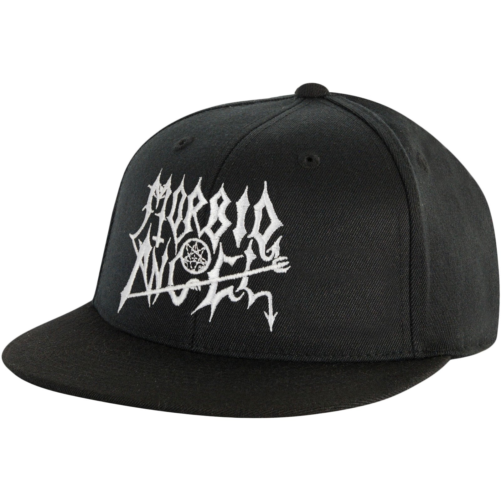 Morbid Angel White Logo Baseball Cap Front