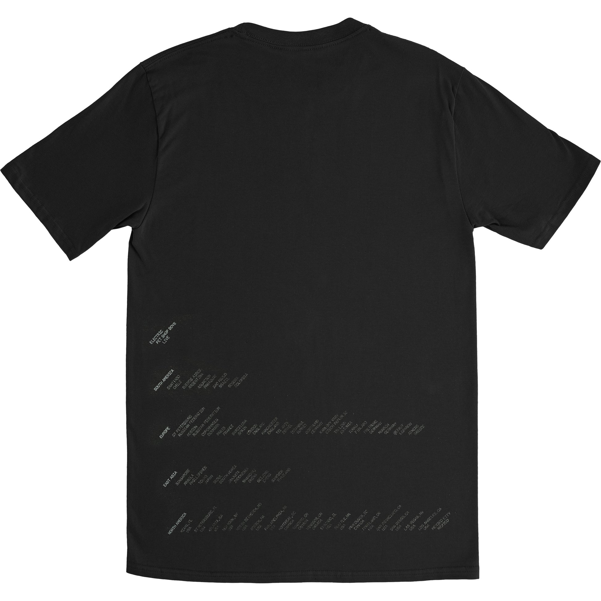 Pet Shop Boys Bull Head 2013 Tour Slim Fit T-shirt Back