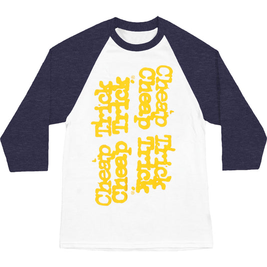Cheap Trick Vertical Raglan Baseball Jersey Front
