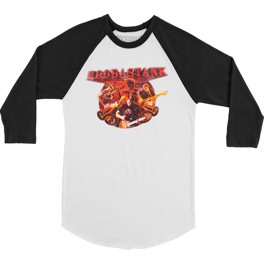 Hoobastank Explosion Baseball Jersey Front