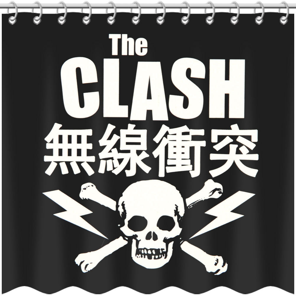 Clash Shower Curtain Front