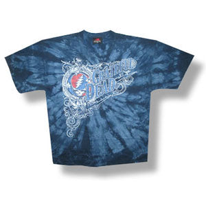 Grateful Dead Ornate Tie Dye T-shirt Front