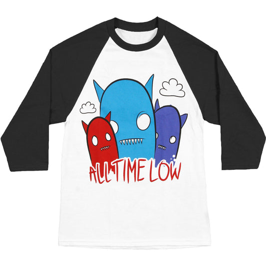 All Time Low Ghosts Baseball Jersey Front