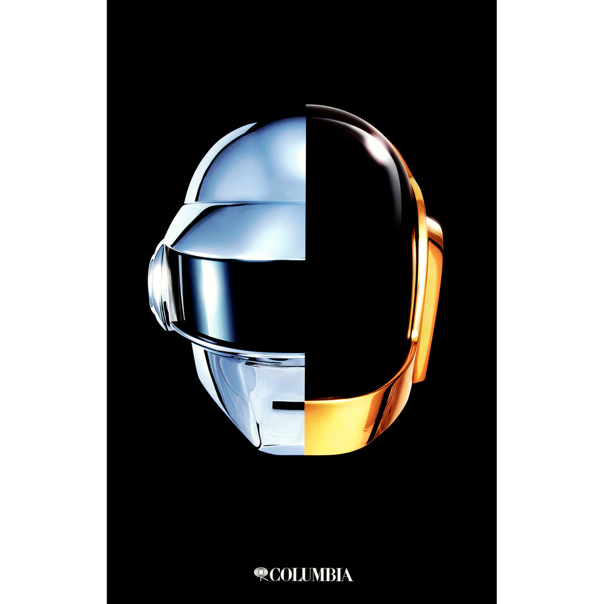Daft Punk Helmets Domestic Poster Front