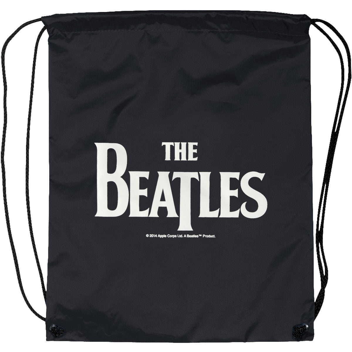 Beatles Logo Drawstring Backpack Front