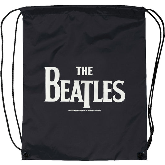 Beatles Logo Drawstring Backpack Front