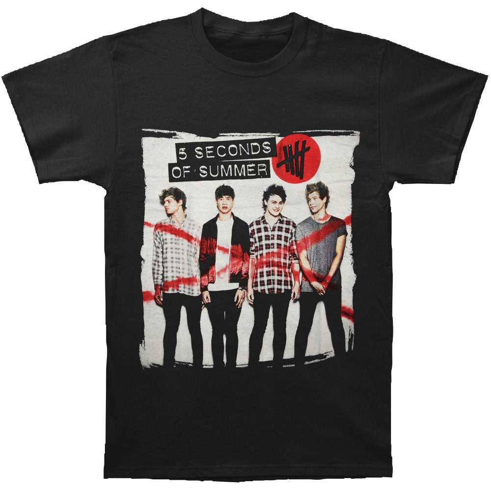 5 Seconds Of Summer Album Cover 1 Slim Fit T-shirt Front