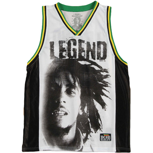 Bob Marley Legend Jersey Basketball  Jersey Front