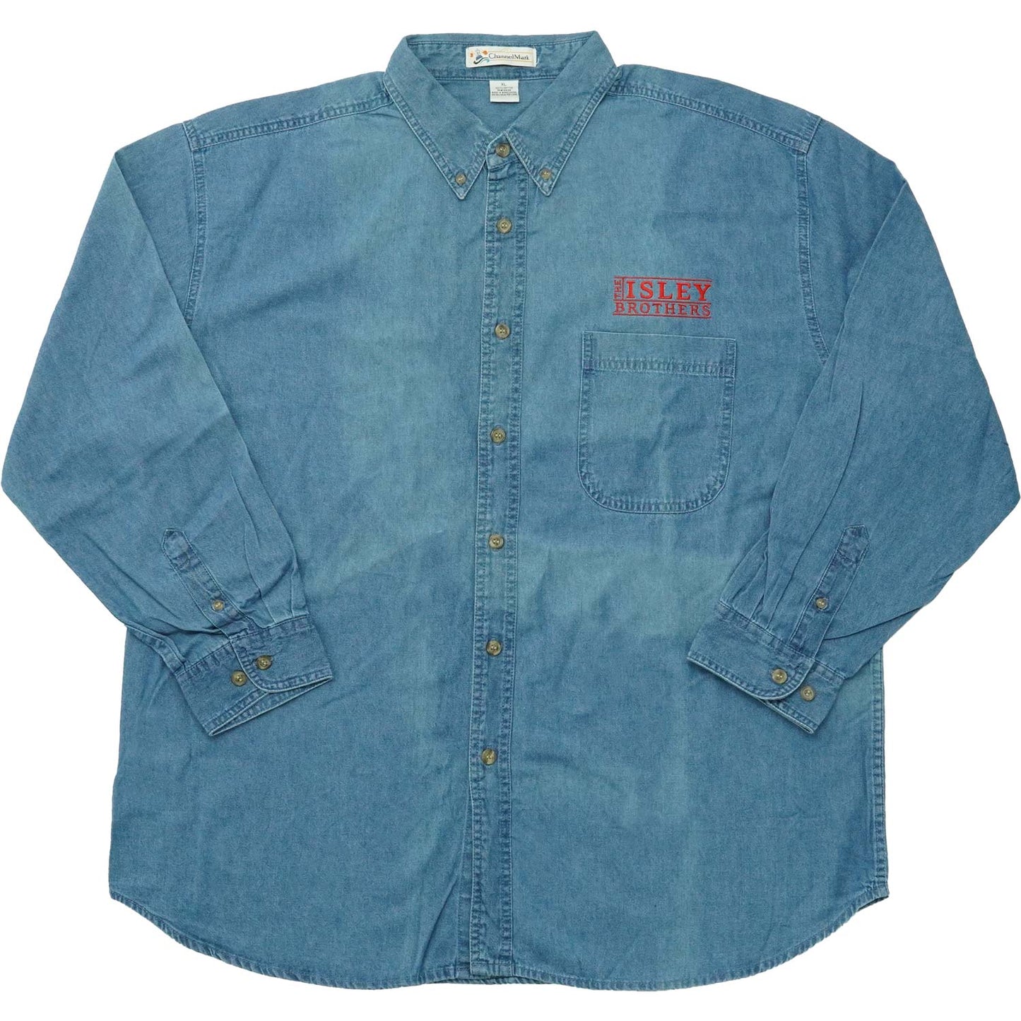 Isley Brothers Embroidered Logo Work Shirt Front