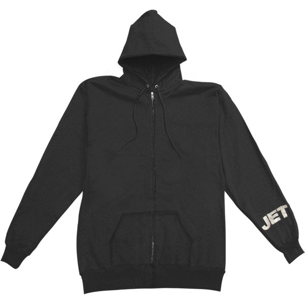 Jet Get Born Zippered Hooded Sweatshirt