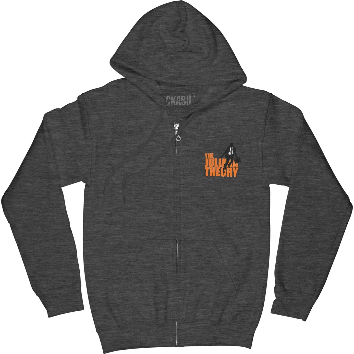 Juliana Theory Running Man Zippered Hooded Sweatshirt