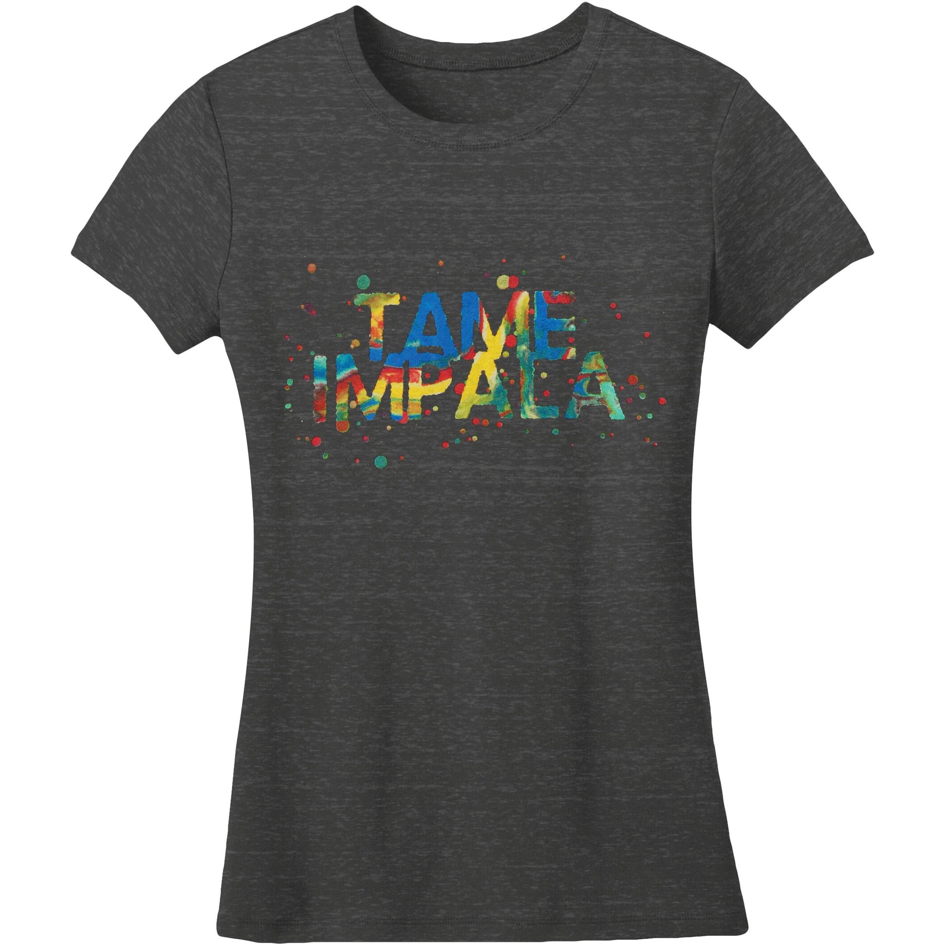 Tame Impala Girl's Backwards Font Junior Top Front