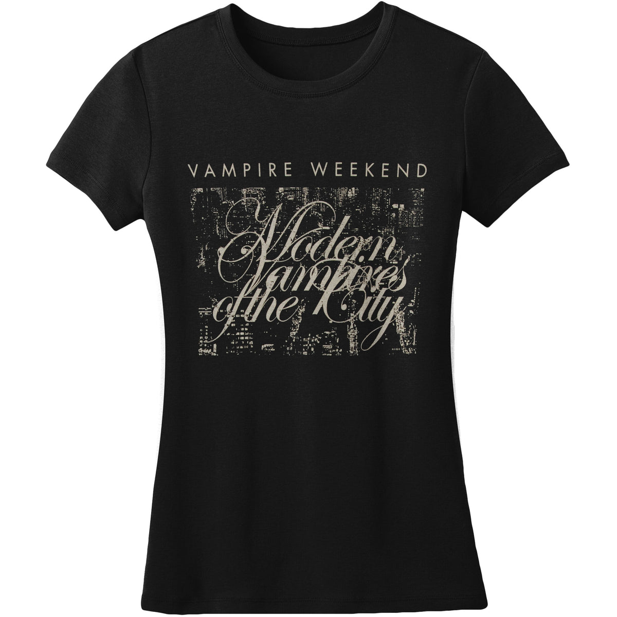 Vampire Weekend Girl's Cityscape Junior Top Front