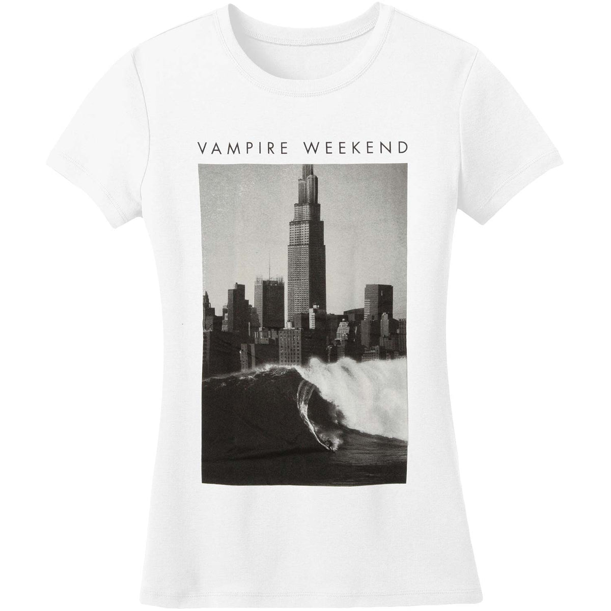 Vampire Weekend Girl's Surf City Junior Top Front