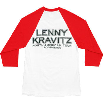 Lenny Kravitz North American Tour Baseball Jersey Back