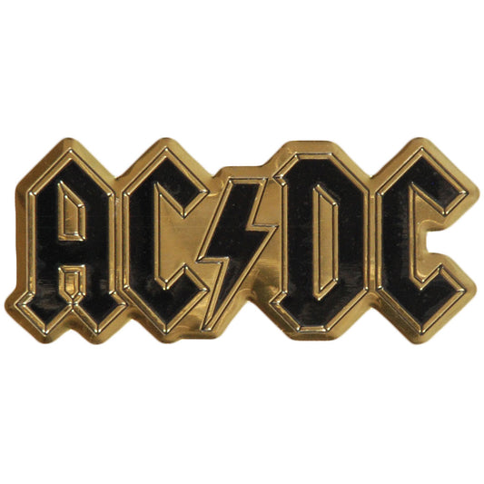 AC/DC Logo Metal Sticker Front