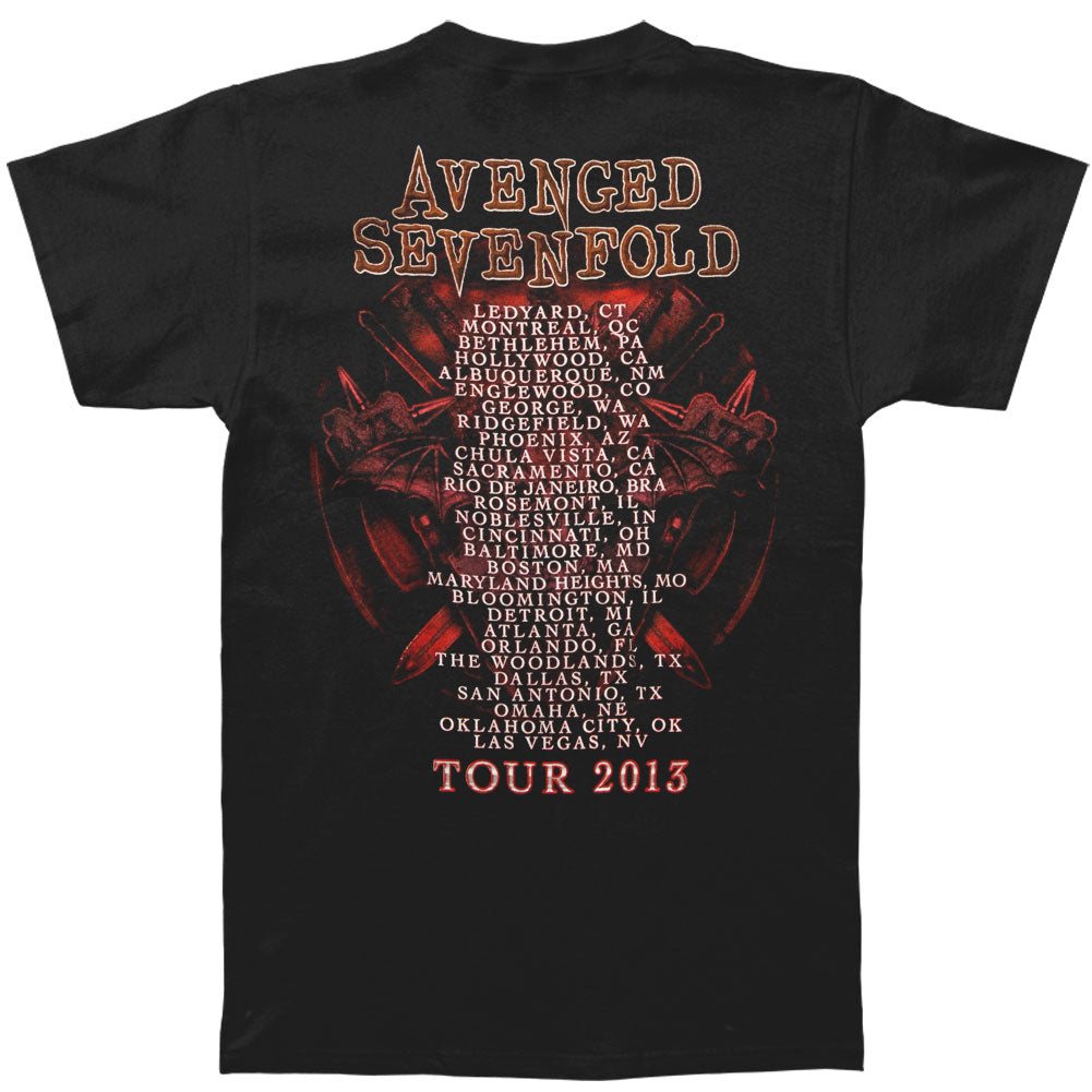 Avenged Sevenfold Battle Armor 2013 Tour T-shirt